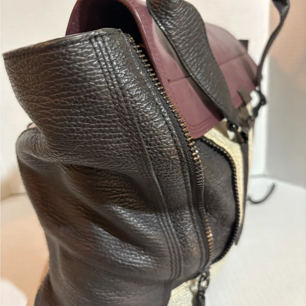 3.1 Phillip Lim pasli tricolor  and  Leather tote bag